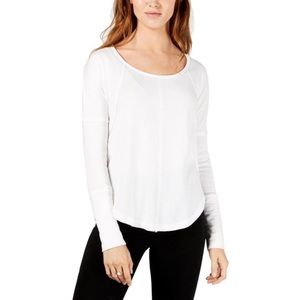 Lucky Brand Womens Hi-Low Long Sleeves Thermal Top NWT